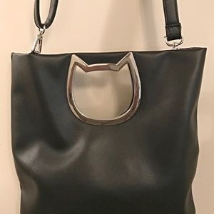 Cat Lady Box Black Bag